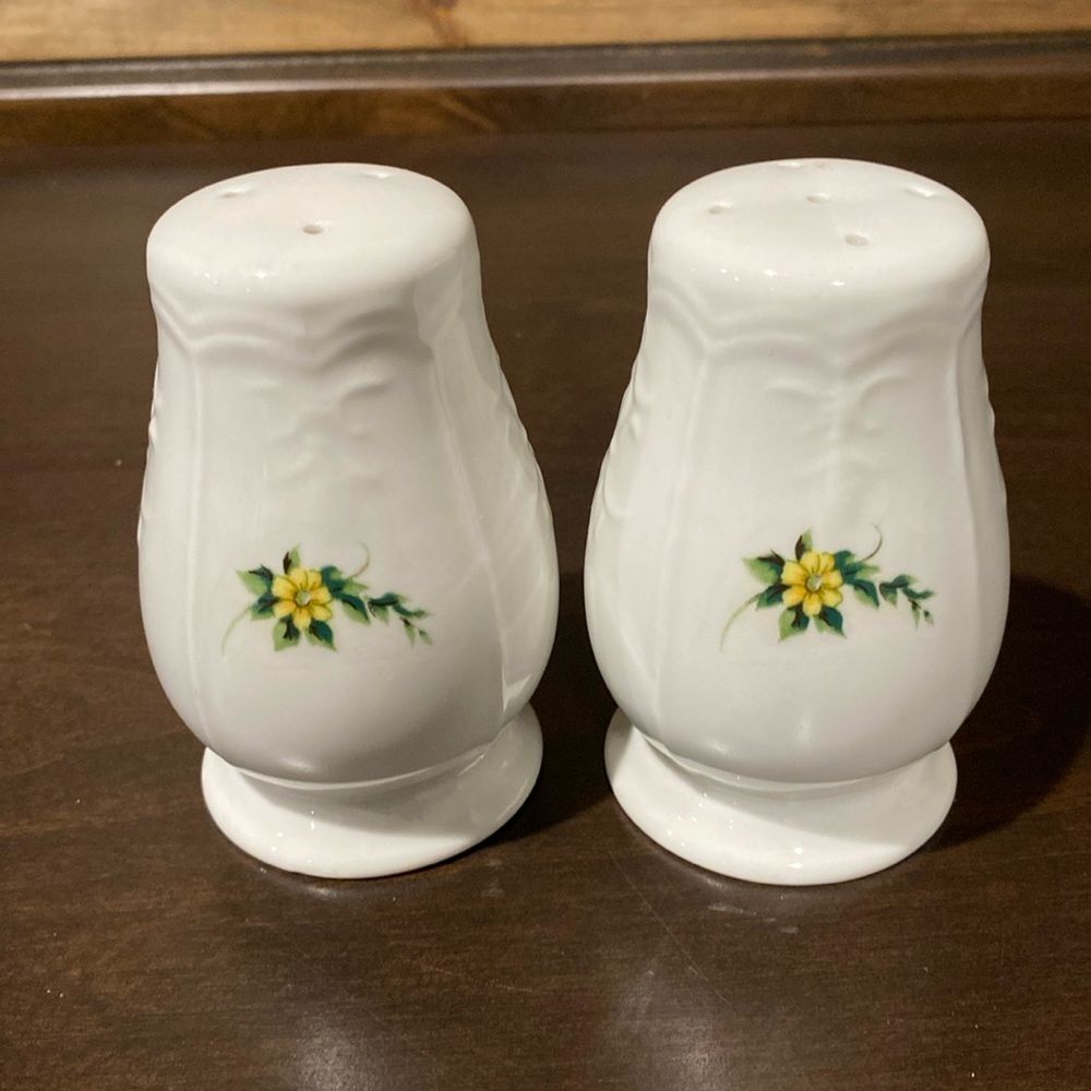 Minton Haddon Hall Salt and Pepper Shaker Pair